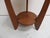 Art Deco Round Oak Side Table, 1890s For Sale - Image 3 of 9