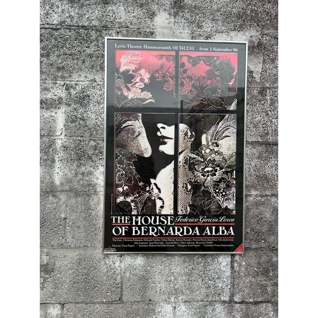 1986 "The House of Bernarda Alba" Original Promotional Poster by Roslav Szaybo For Sale - Image 17 of 18