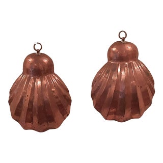 Vintage Copper Shell Molds For Sale