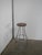 Beech and Iron Stool, 1980 For Sale - Image 9 of 9