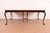 English Romweber Style Chippendale Carved Mahogany Extension Dining Table, Newly Refinished For Sale - Image 3 of 18
