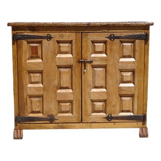 Tuscan Two-Door Sideboard in Oak and Walnut For Sale
