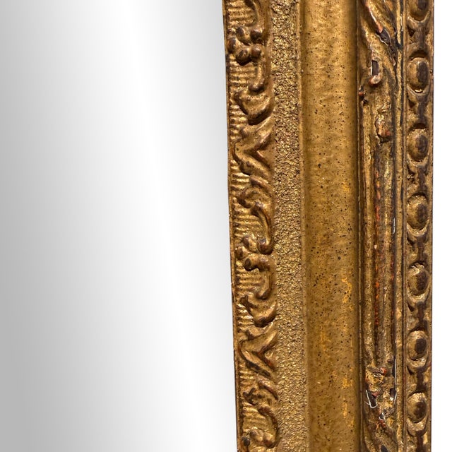Mid-20th Century Italian Gilt Framed Mirror For Sale - Image 10 of 12