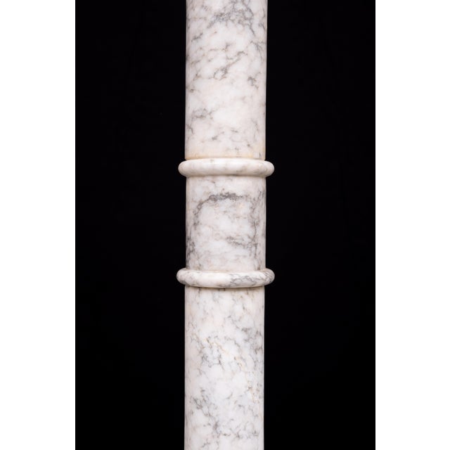 19th Century Italian Alabaster Pedestal, 1880s For Sale - Image 3 of 12