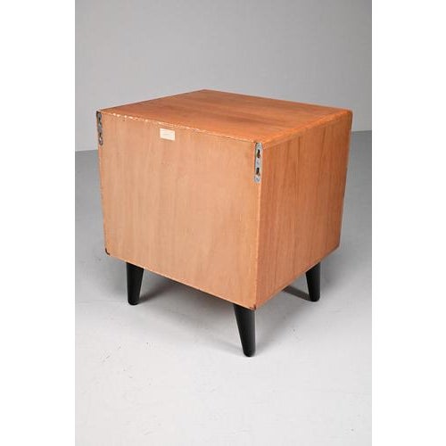 Black Vintage Drawer Cabinet by Silkeborg For Sale - Image 8 of 10