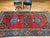 Red Vintage Persian Bidjar Gallery Rug, Hand-Knotted Wool, Geometric Pattern, Carnelian Red & Blue, 5x9 For Sale - Image 8 of 18