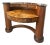 1990s Century Furniture Biedermeier Style Mahogany Desk For Sale