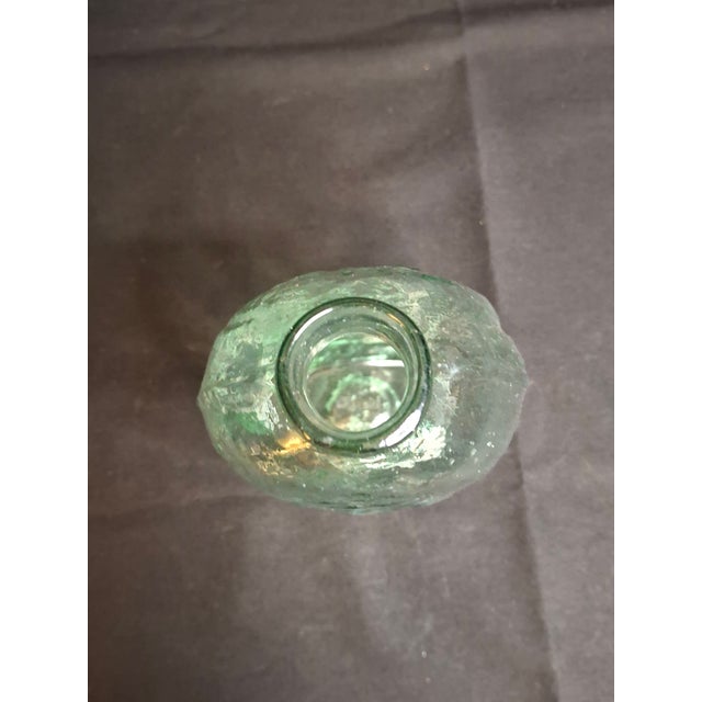 Aqua Antique Albany Glass Works Historical Flask Gi-28 Steamboat Sailboat Aqua Glass 1840s For Sale - Image 8 of 17