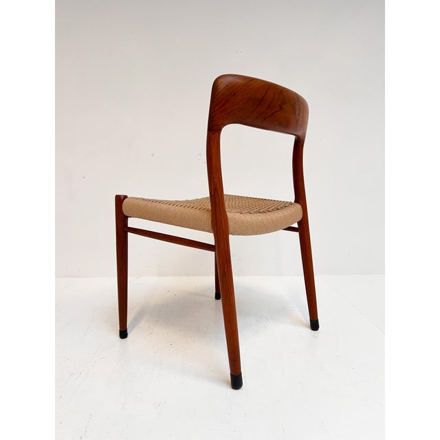 Vintage Model 75 Chairs by Niels Møller for J.L. Møllers, 1960s, Set of 4 For Sale - Image 14 of 18