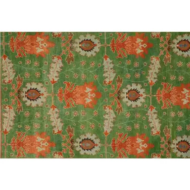 1970s 1970s Vintage Handwoven Persian Tabriz Area Rug 7'2" X 9'6" For Sale - Image 5 of 10