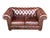 English Love Seat Vintage Chesterfield Leather For Sale - Image 13 of 16