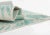 Momeni Contemporary Indoor/Outdoor Riviera Palm Rug in Aqua, 5'3" x 7' For Sale In Atlanta - Image 6 of 9