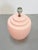 Large Pink Ceramic Table Lamp from Kostka, France, 1970s For Sale - Image 3 of 9