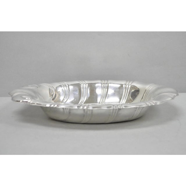 Vintage Rogers Bros "Neptune" 9312 Silver Plated Clam Shell Candy Dish Bowl For Sale - Image 12 of 13