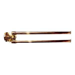 Vintage Dornbracht Princesse Collection 2-Tier Swivel Towel Bar, Gold-Plated, Germany