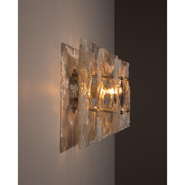 Murano Glass Wall Light, 1970s For Sale - Image 10 of 15