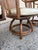 Vintage Hollywood Regency Bentwood Rattan Bamboo Swivel Chair Dining Set - 5 PCS For Sale - Image 11 of 18