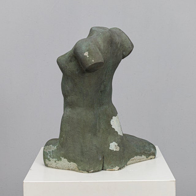 Francine Govers, Female Torso Sculpture, 1990s, Concrete For Sale - Image 4 of 10