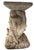 Stone Vintage Cast Stone Garden Dining Set With Dolphin Pedestal Table & Three Matching Stools For Sale - Image 7 of 12