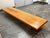 Wood French Low Wood Table + Chrome Supports, Vintage For Sale - Image 7 of 12