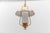 Copper Mid-Century Modern Ceiling Lamp in Copper, Brass, and Opaline Glass, 1950s For Sale - Image 8 of 13