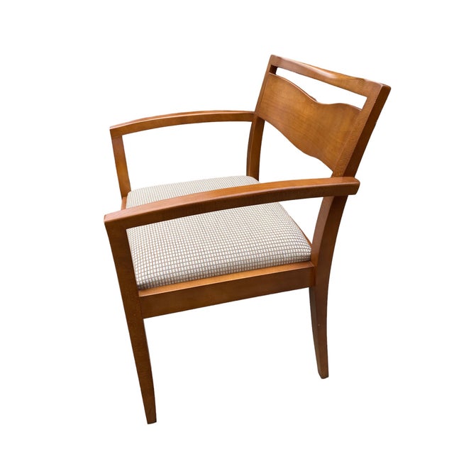 Knoll Jr Chair. Scandanavian Style Upholstered Accent Chairs Set of 2