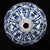 Ceramic Vintage Blue and White Porcelain Meiping Vase With Figural Panels and Craquelure Glaze For Sale - Image 7 of 8