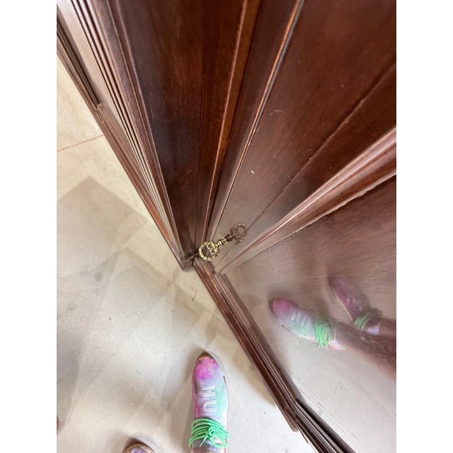 Large 19th Century French Louis XVI Solid Mahogany Bookcases For Sale - Image 18 of 18