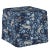 Dyer Storage Ottoman in Leopard Blue Oga For Sale In Chicago - Image 6 of 6
