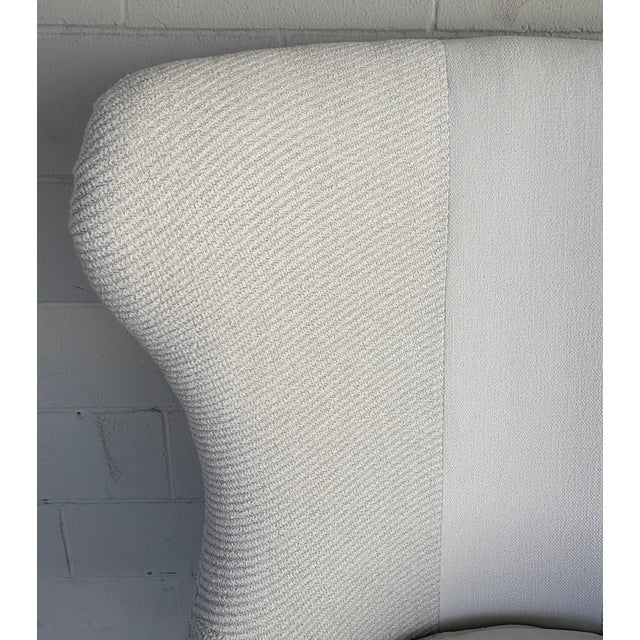 Modern White Surfside Wingback Chair For Sale In Atlanta - Image 6 of 7