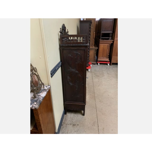 Antique Breton China Cabinet, 1880 For Sale - Image 6 of 10