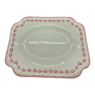 Antique Rococo Ware "Under the Glaze" Platter by s.c. Co For Sale