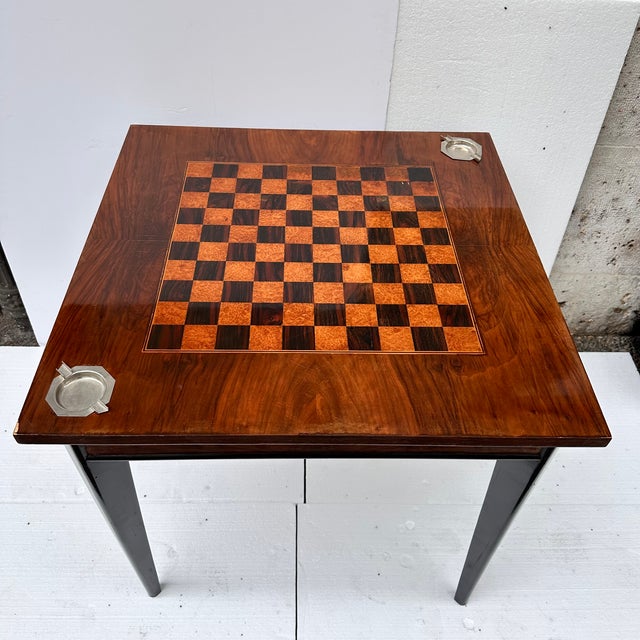 Louis XVI Gaming Table in Wood, France, 1930s For Sale - Image 9 of 18