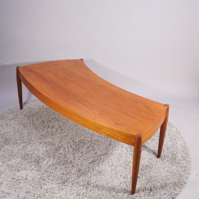 1960s Coffee Table in Teak by Johannes Andersen for Trensum, Sweden, 1950s For Sale - Image 5 of 5
