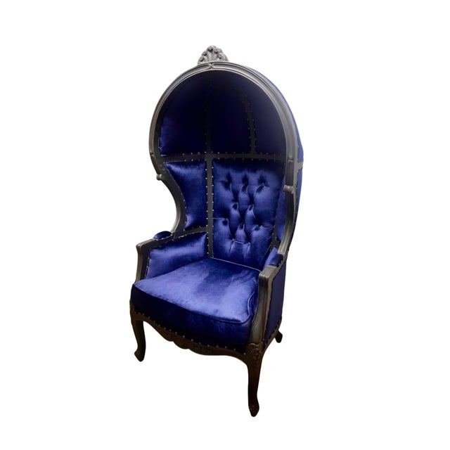 Gothic Late 20th Century Handmade Balloon, Porter, Canopy Chair For Sale - Image 3 of 9