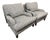 Crate & Barrel Essex Armchairs, Pair For Sale