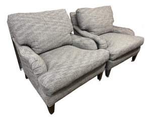 Crate & Barrel Essex Armchairs, Pair