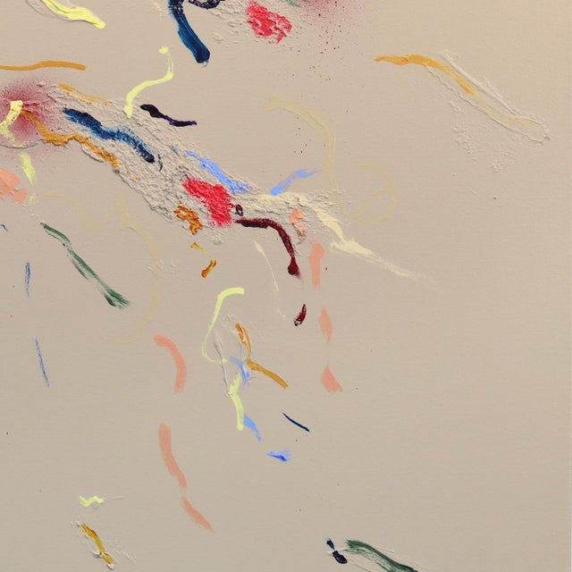 Textile Kaleidoscope - Original Contemporary Minimal Abstract Mixed Media Painting For Sale - Image 7 of 9