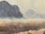 A serene river landscape at dawn with misty trees and soft, warm morning light 1987 Circa For Sale - Image 9 of 18