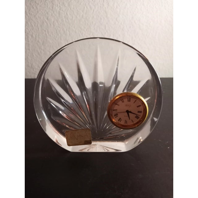 Mikasa Crystal Germany Mantle/Desk Clock For Sale In Dallas - Image 6 of 7