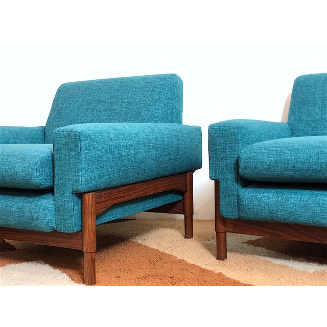 Mid-Century Modern Kiushu Lounge Chairs by F.lli Saporiti, 1961, Set of 2 For Sale - Image 3 of 15