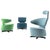 Aki-Biki-Canta Swivel Armchairs by Toshiyuki Kita for Cassina, Set of 3 For Sale - Image 12 of 12