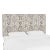 Margaux Headboard in Cream Grey Washed Cheetah, Twin For Sale