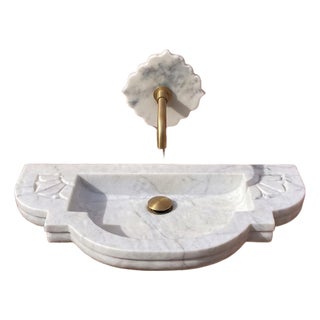 Marble Wall Mount Sink - Contemporary Farmhouse Homes For Sale
