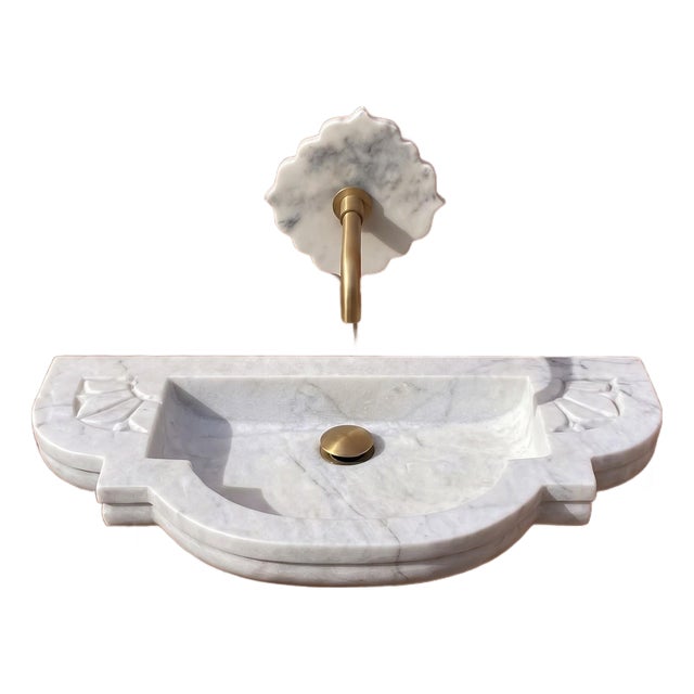 Marble Wall Mount Sink - Contemporary Farmhouse Homes For Sale