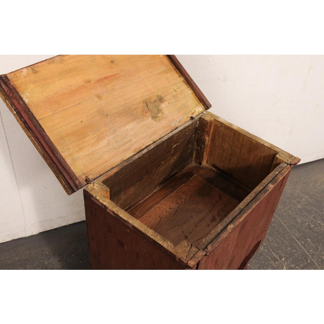 Petite Italian Lift-Top Cabinet, 19th C. For Sale - Image 11 of 12