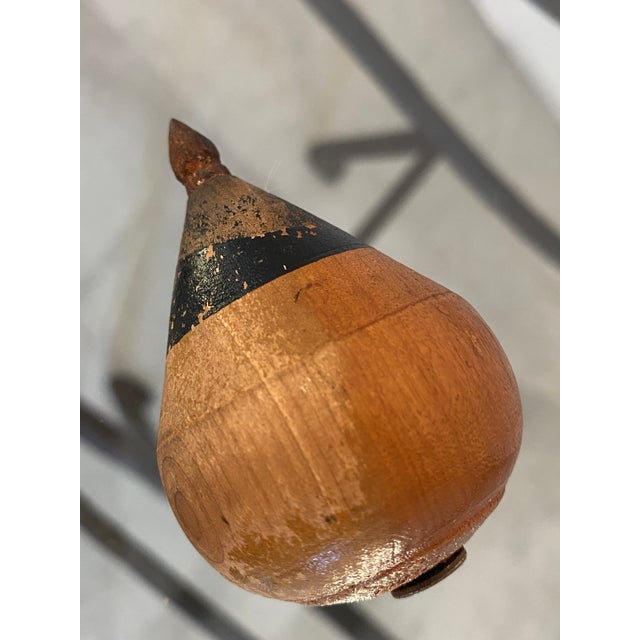 Brown Danish Modern Table Lamp, Walnut Base With Capiz Shell Shade, 1960s For Sale - Image 8 of 16