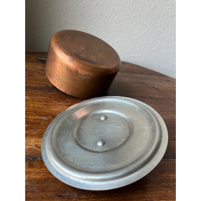 Copper Vintage Baumalu Saucepan Made in France For Sale - Image 8 of 10