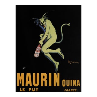Leonetto Cappiello Maurin Quina French Aperitif Advertisement Poster 1906 Framed For Sale