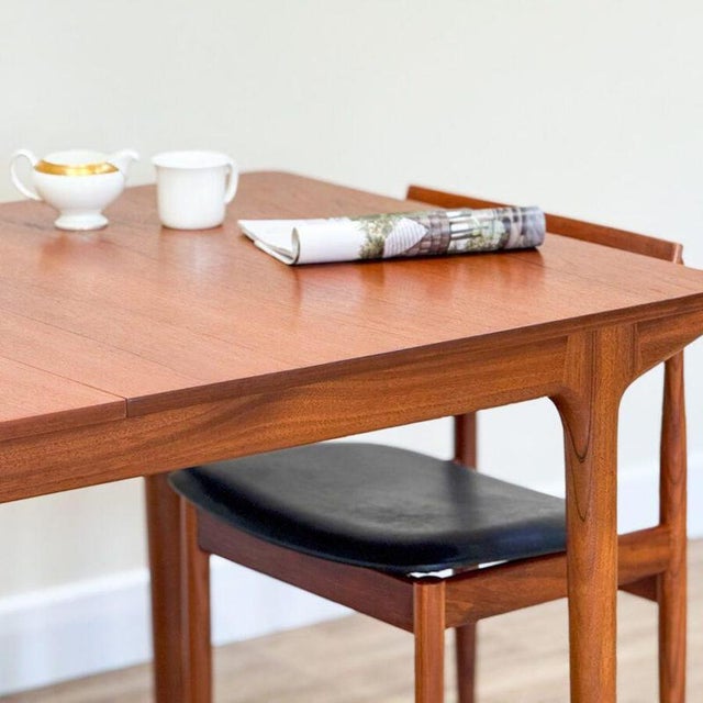 Wood Mid-Century Double Extending Dining Table by Tom Robertson for McIntosh For Sale - Image 7 of 18
